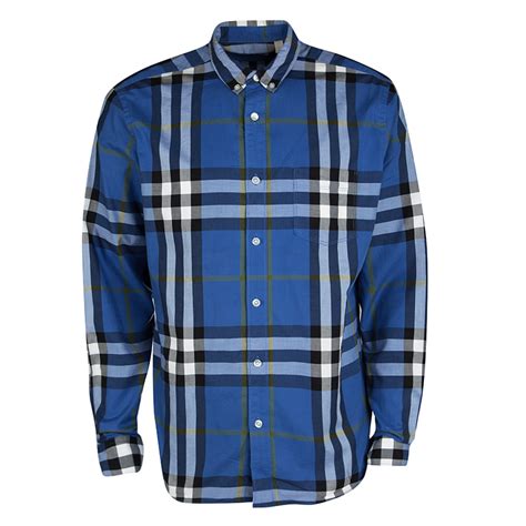 burberry blue shirt long